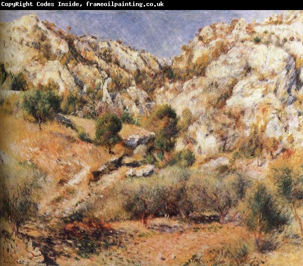 Pierre-Auguste Renoir Cliff