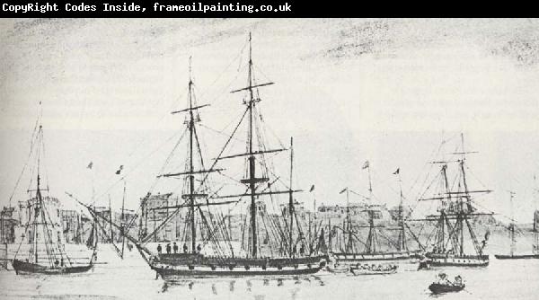 unknow artist Vessel Beaglemed Which Darwin giorde its important travel to Sydamerika