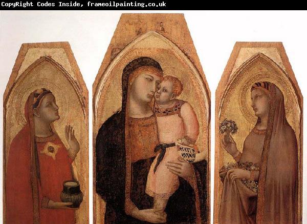 Ambrogio Lorenzetti Madonna and Child with Mary Magdalene and St Dorothea