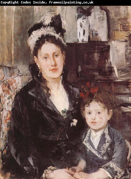 Berthe Morisot The Madam and her dauthter