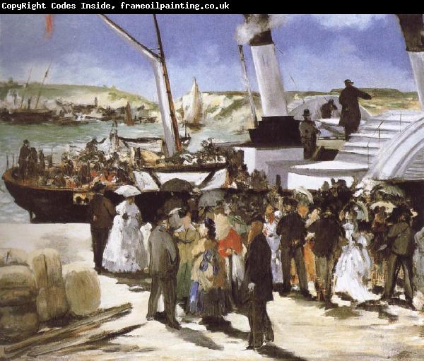 Edouard Manet The Departure of the folkestone Boat