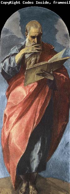 El Greco St Jone the Evangelist