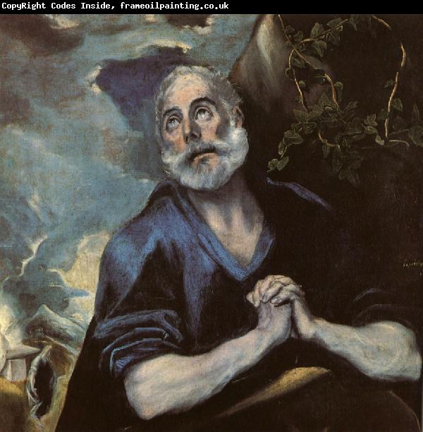 El Greco The Tears of St Peter of all the old masters