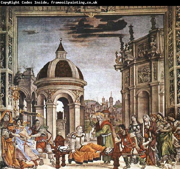 Filippino Lippi St John the Evangelist Resuscitating Druisana
