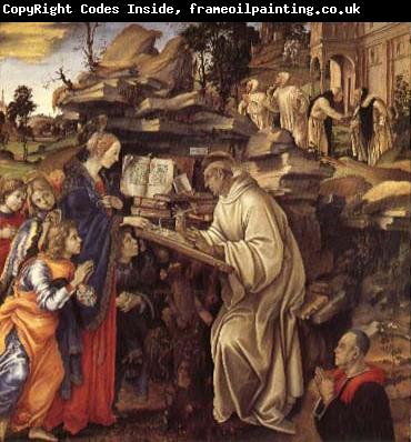Filippino Lippi The Vison of Saint Bernard