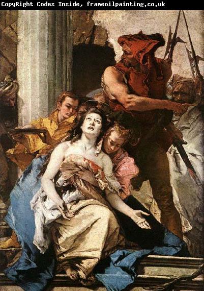 Giovanni Battista Tiepolo The Martyrdom of St Agatha