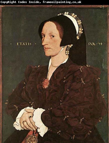 HOLBEIN, Hans the Younger Portrait of Margaret Wyatt, Lady Lee