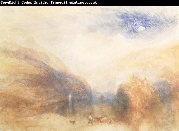 J.M.W. Turner The Lauerzersee with on Mythens