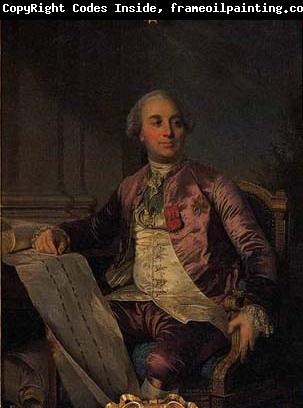 Joseph-Siffred  Duplessis Portrait of the Comte d-Angiviller