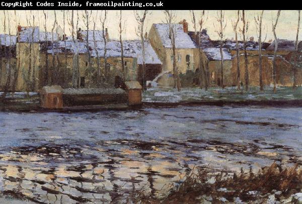 Maurice cullen Winter at Moret