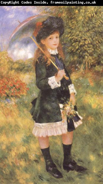 Pierre-Auguste Renoir Young Girl with a Parasol