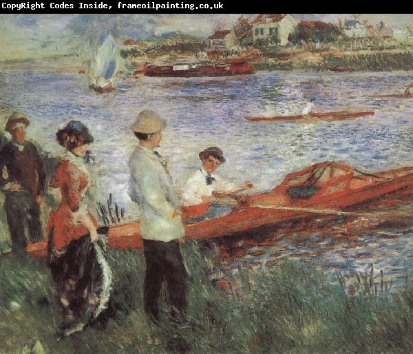 Pierre-Auguste Renoir Oarsmen at Charou