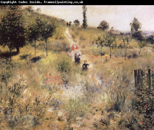 Pierre-Auguste Renoir Country Foopath in the  Summer