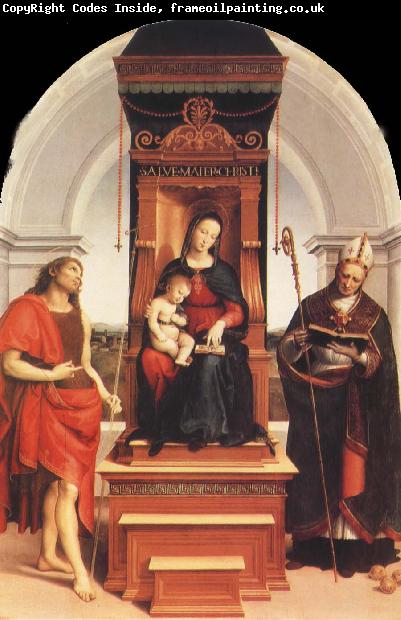 Raphael Virgin and Child with SS.John the Baptist and Nicholas