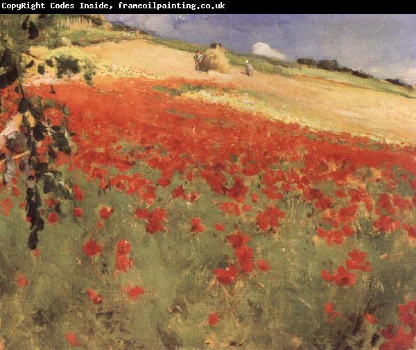 William blair bruce Landscape with Poppies