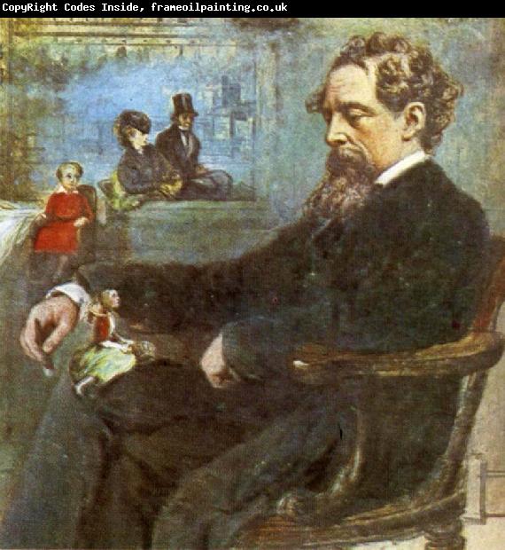 unknow artist Dickens-s Dream