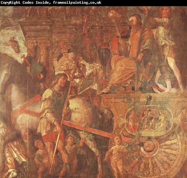 unknow artist Caesar-s Chariot From the triumph of caesar Mantegna