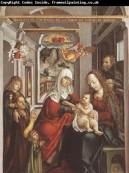 unknow artist Saint Anne with the Virgin and the Child