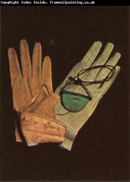 unknow artist Two left hand gloves