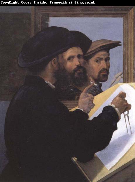 Giovanni Battista Paggi Self-Portrait with an Architect Friend