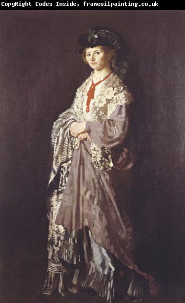 Sir William Orpen A Woman in Grey