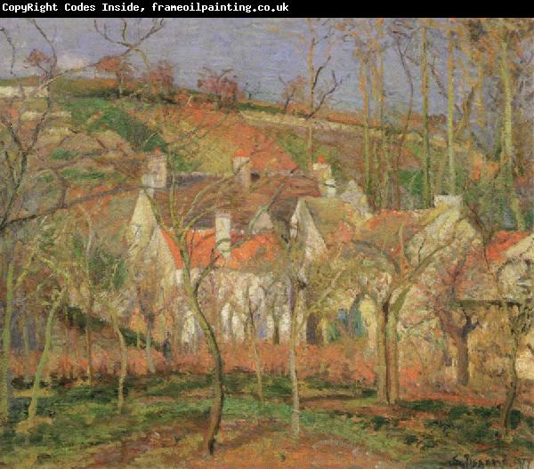 Camille Pissarro the red roofs