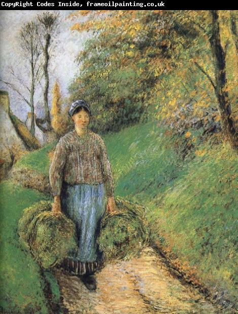 Camille Pissarro Mention hay farmer