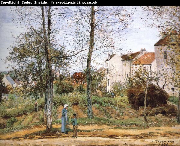 Camille Pissarro Village garden