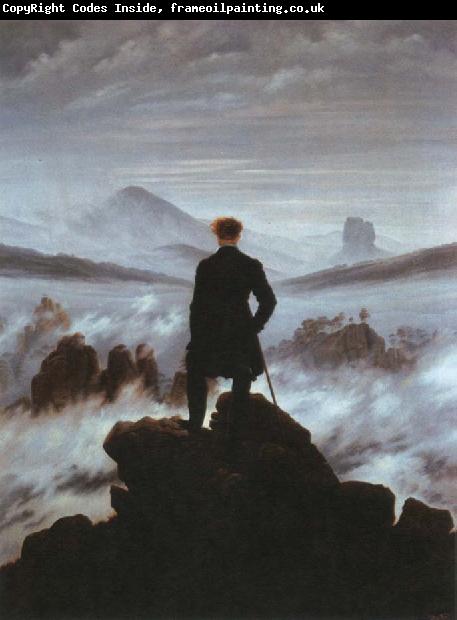 Caspar David Friedrich wanderer above the sea of fog