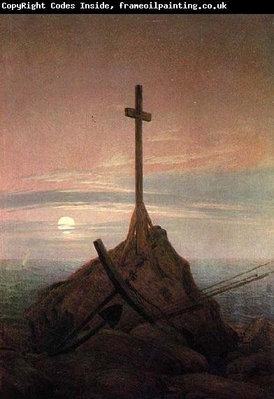 Caspar David Friedrich The Cross Beside The Baltic