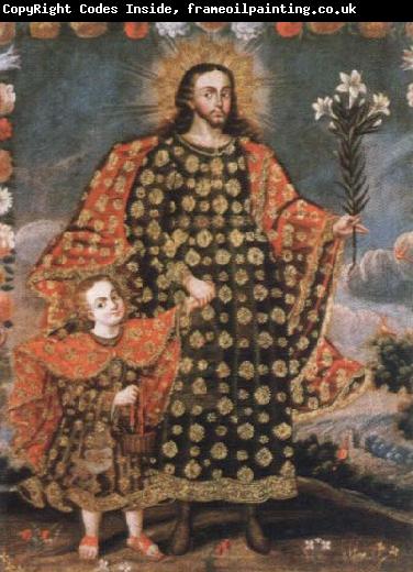 Dirck van  Delen st.joseph and the christ child