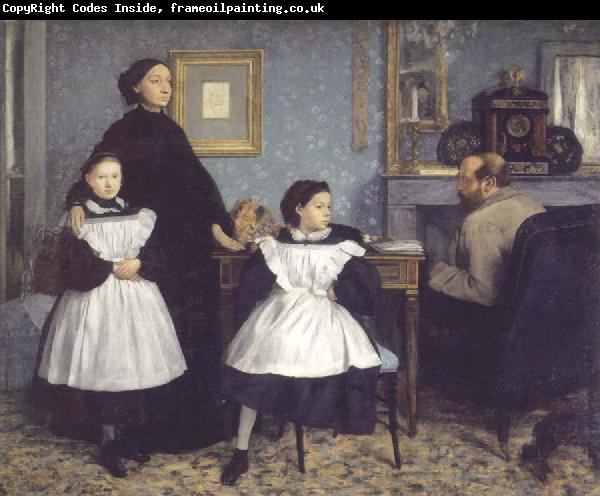 Edgar Degas the bellelli family