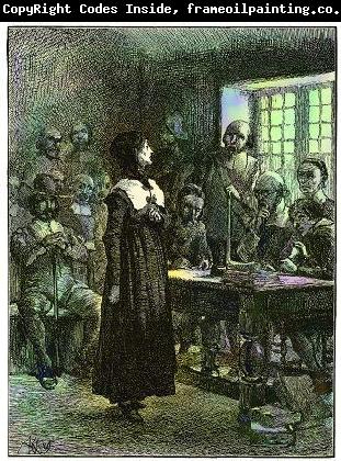 Edwin Austin Abbey Anne Hutchinson on Trial