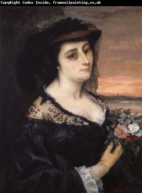 Gustave Courbet Portrait of Laure Borreau