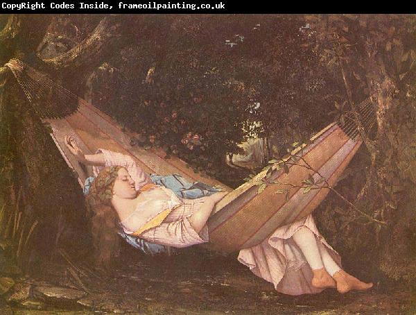 Gustave Courbet The hammock