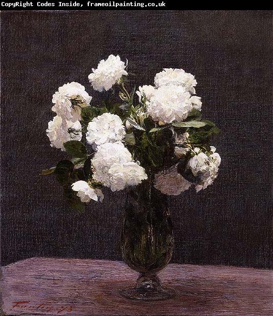 Henri Fantin-Latour White Roses,