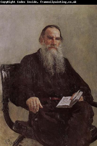 Ilia Efimovich Repin Tolstoy portrait