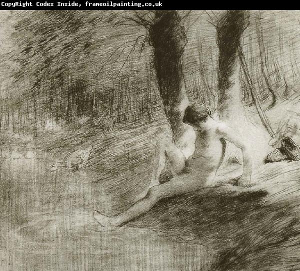 Jean Francois Millet Study of barther