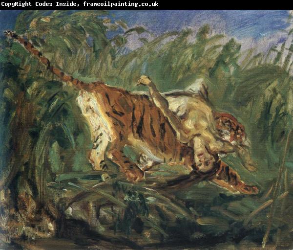 Max Slevogt tiger in the jungle