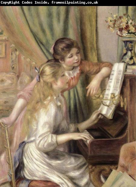 Pierre-Auguste Renoir young girls at the piano