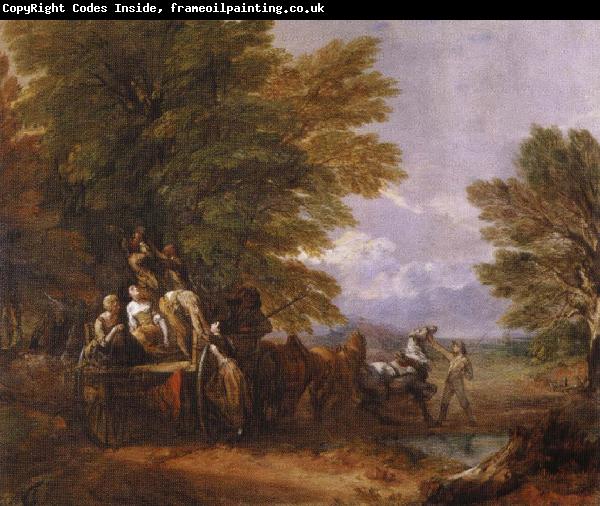 Thomas Gainsborough the harvest wagon
