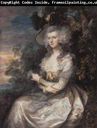 Thomas Gainsborough Mrs Thomas Hibbert. Neue Pinakothek.