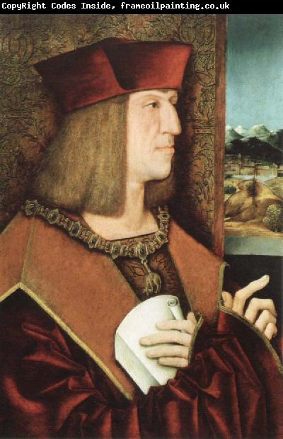 bernhard strigel portrait of emperor maximilian