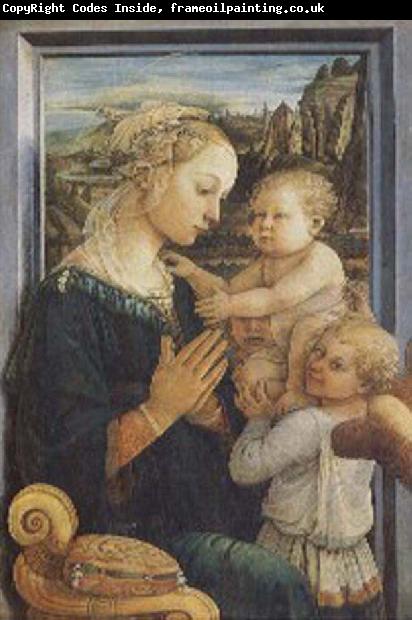 unknow artist The Virgin and Child with Angels