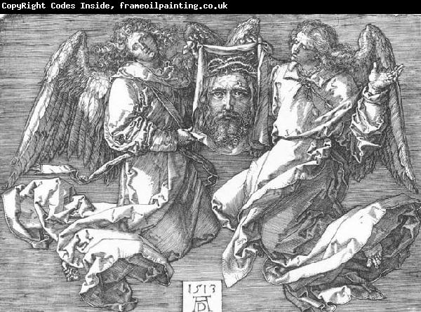 Albrecht Durer Sudarium Displayed by Two Angels