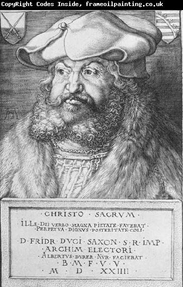 Albrecht Durer Portrait of Frederick the Wise