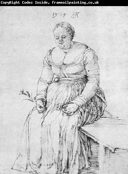 Albrecht Durer Seated Woman