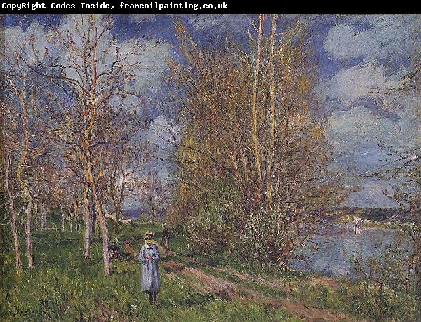 Alfred Sisley Small Meadows in Spring