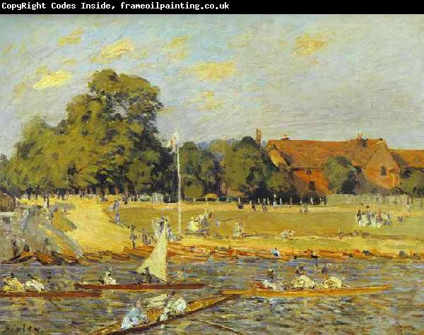 Alfred Sisley Regatta at Hampton Court,