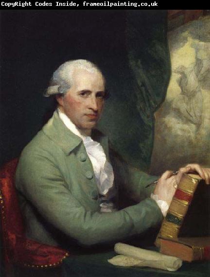 Benjamin West As painted by Gilbert Stuart,